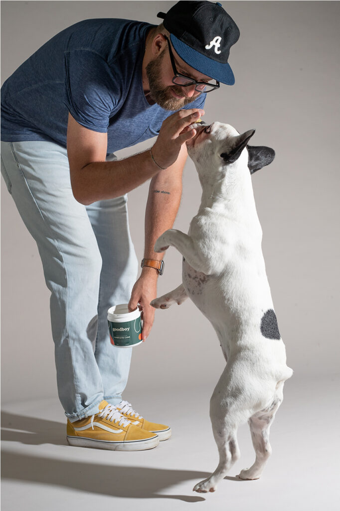 Web_Commercial Pet Photography_Guy and Frenchie