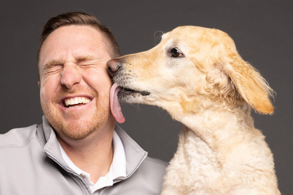 How to pose with your pet for a professional photo shoot